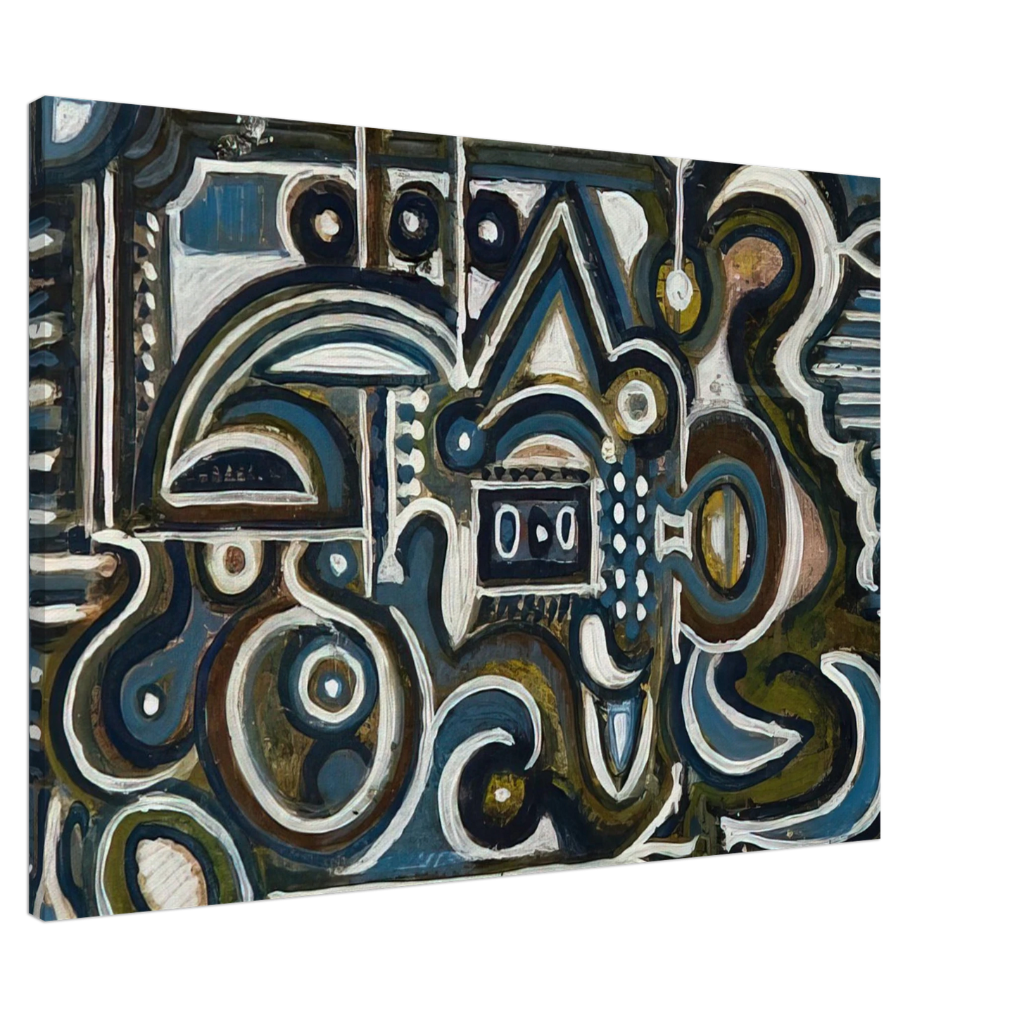 Richard Pousette-Dart - Untitled - 1930 Canvas - 20x30 cm / 8x12 inches-canvas