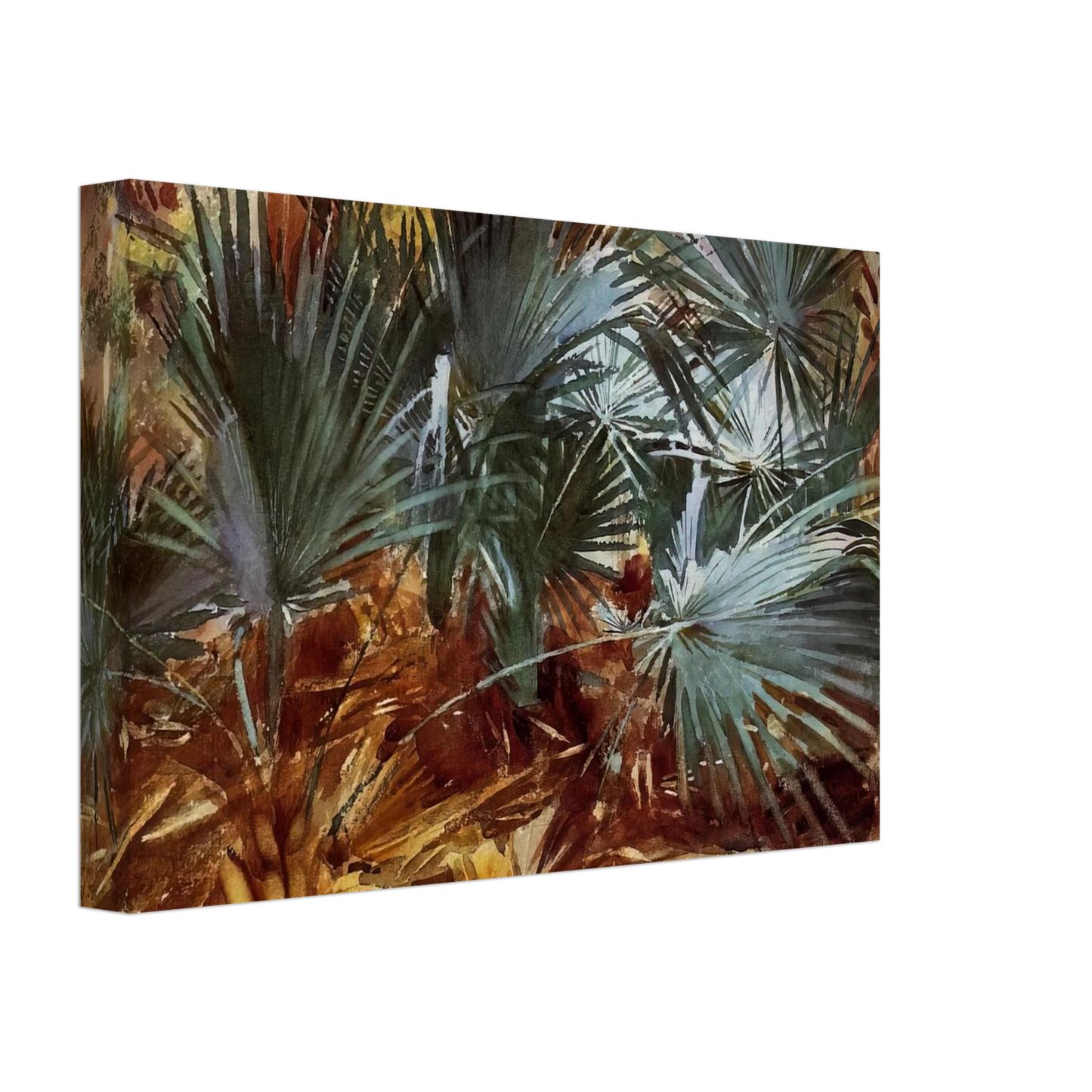 John Singer Sargent - Palmettos Canvas - 70x100 cm / 28x40 inches-canvas
