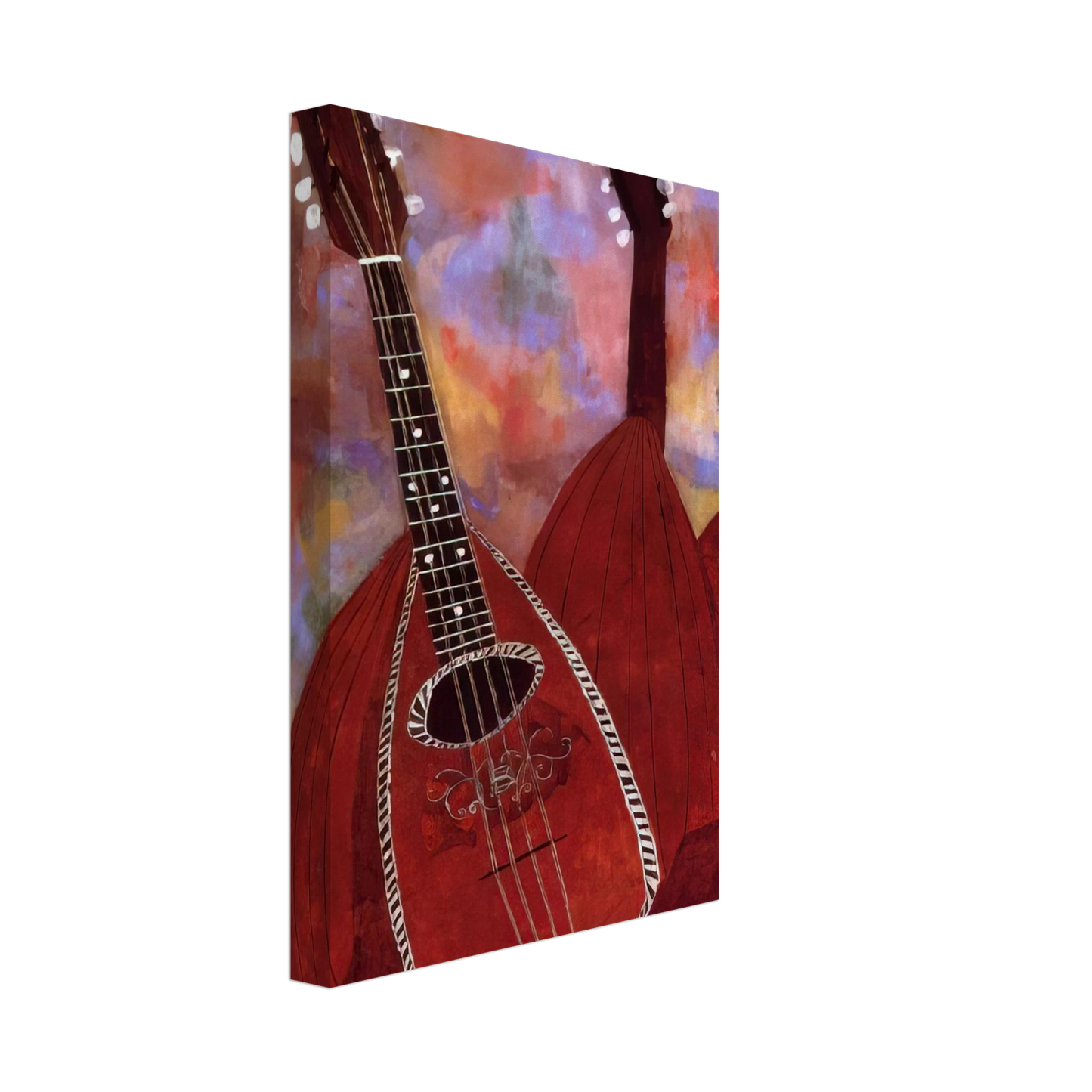 Ben Shahn - THREE LUTES Canvas - 70x100 cm / 28x40 inches-canvas