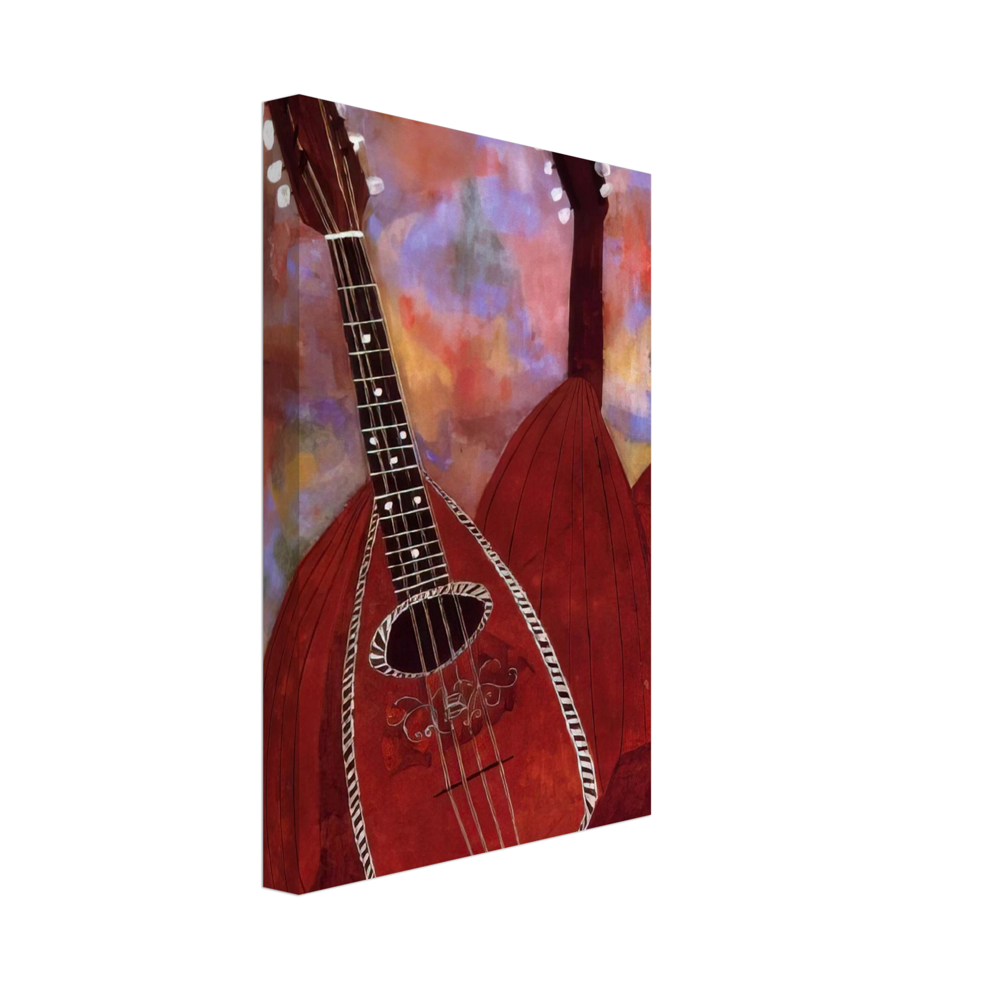 Ben Shahn - THREE LUTES Canvas - 70x100 cm / 28x40 inches-canvas