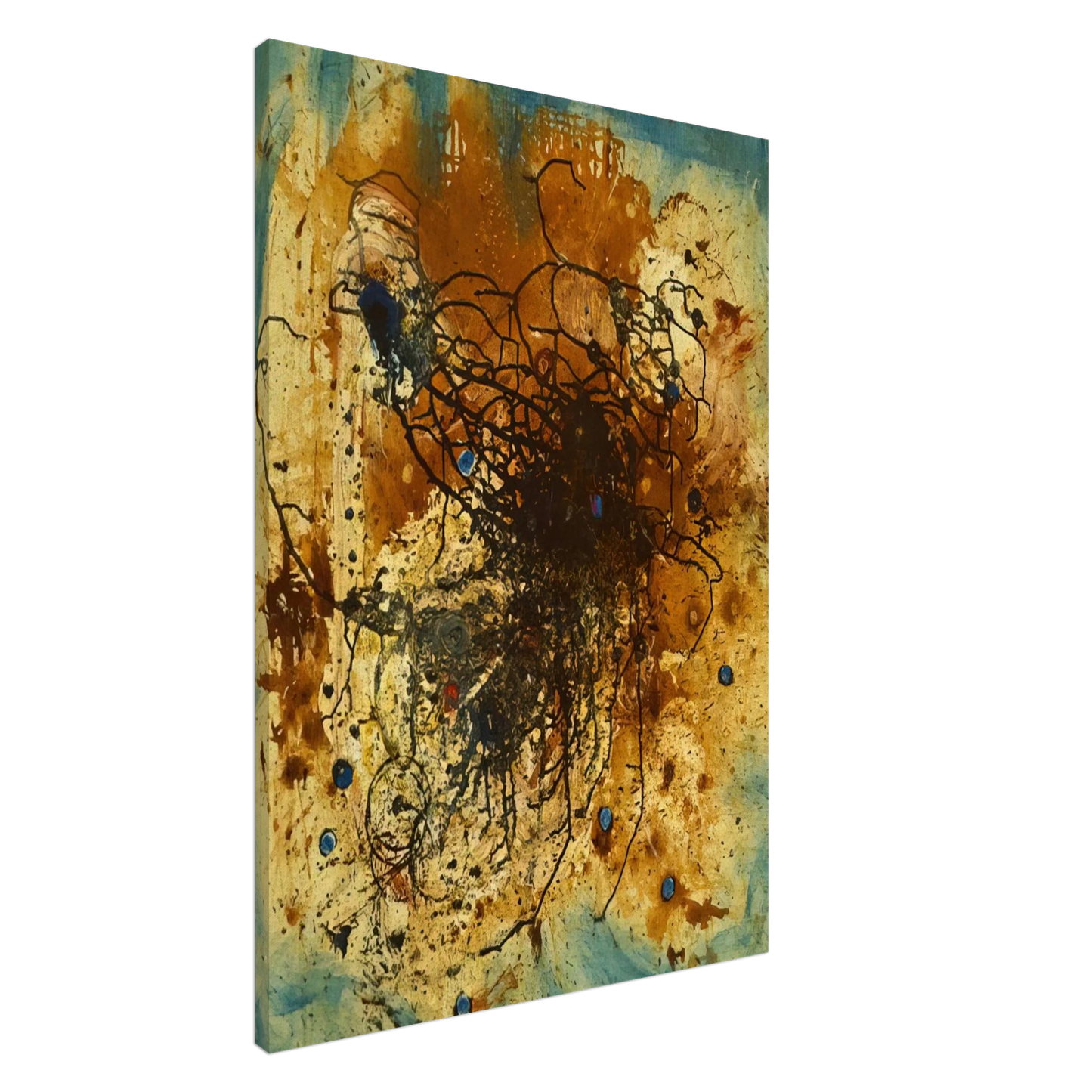 Wols - It's All Over - The City - 1947 Canvas - 20x30 cm / 8x12 inches-canvas