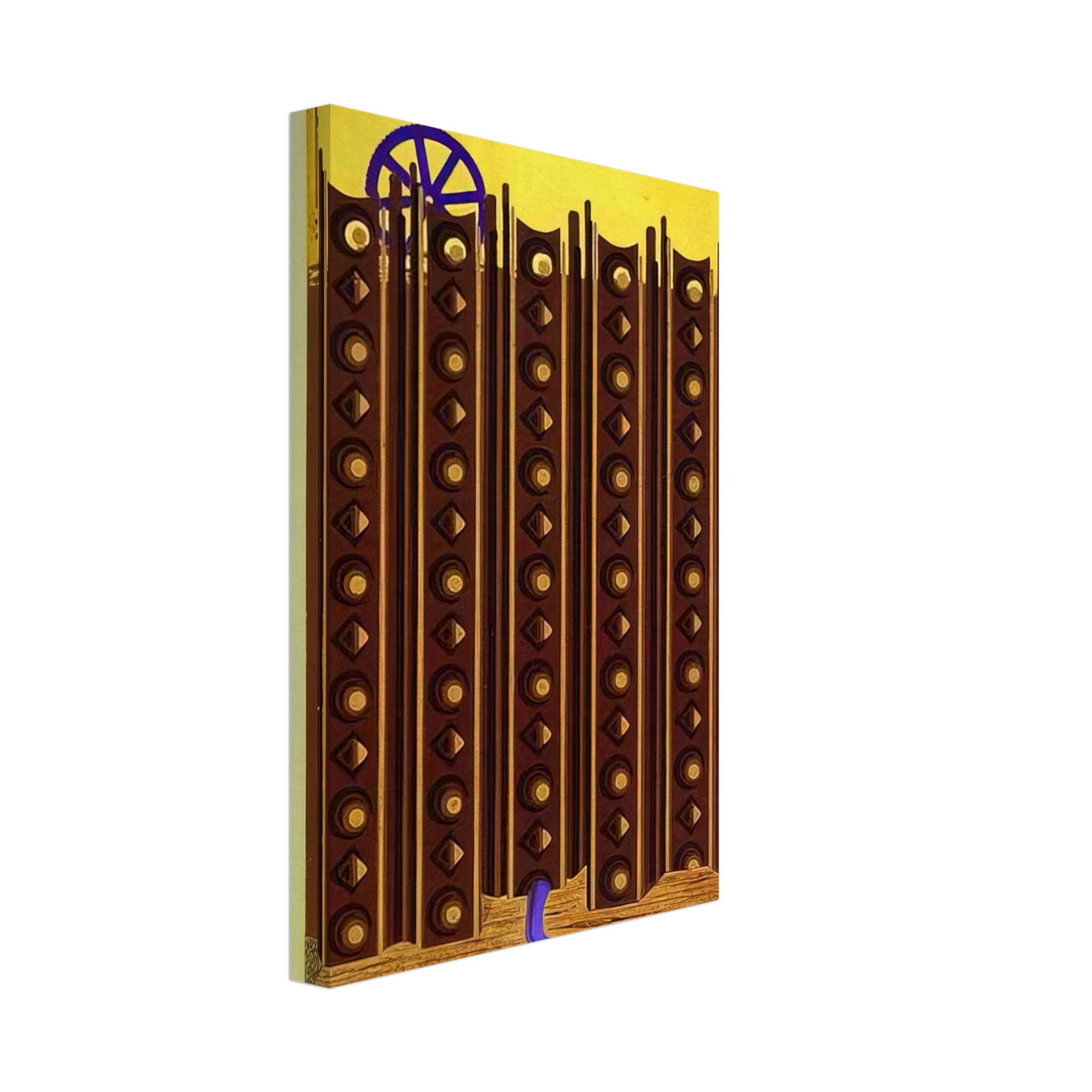 Max Ernst - The Small Fistule That Says Tic Tac Canvas - 40x60 cm / 16x24 inches-canvas