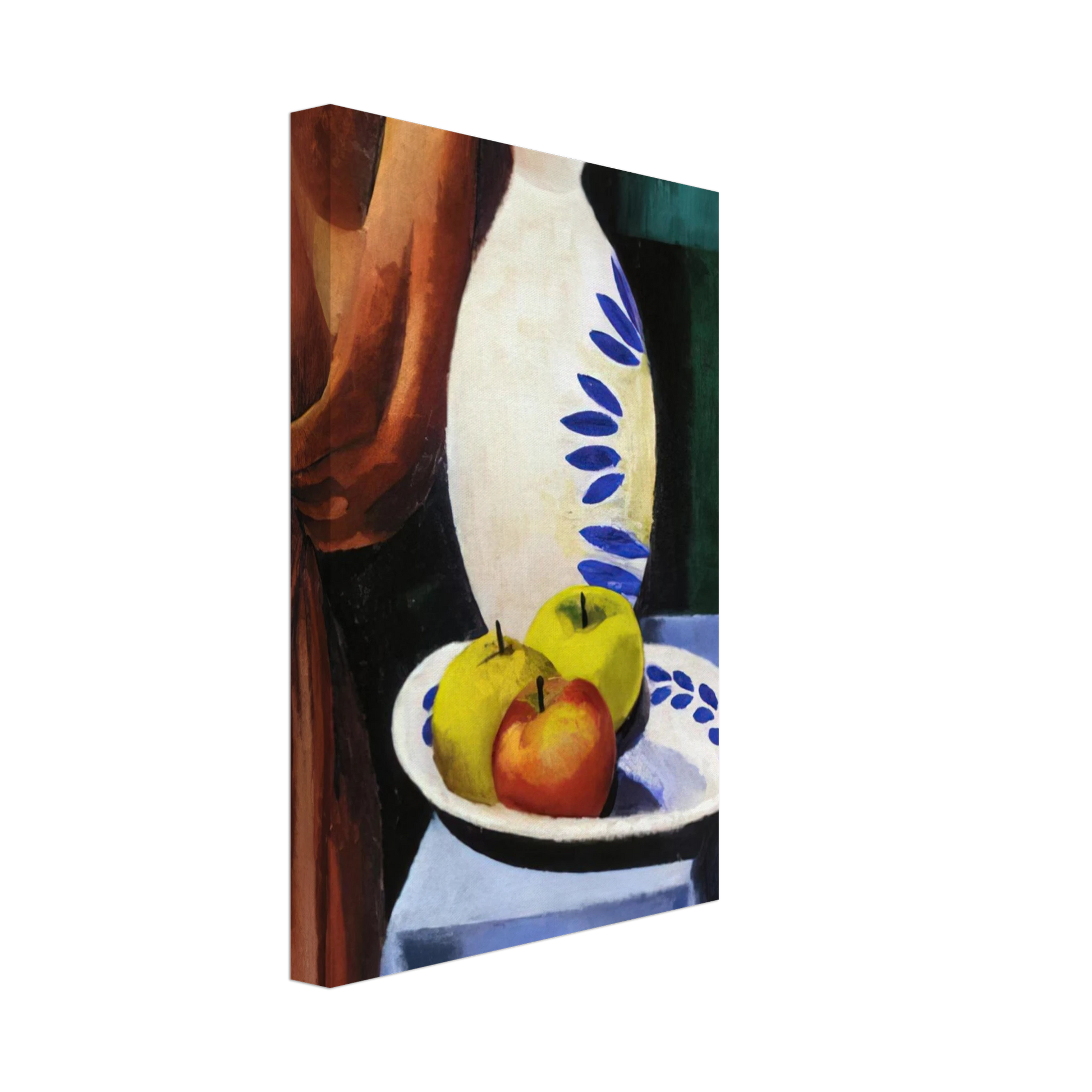 Moise Kisling - STILL LIFE WITH WHITE PITCHER 1917 Canvas - 40x60 cm / 16x24 inches-canvas