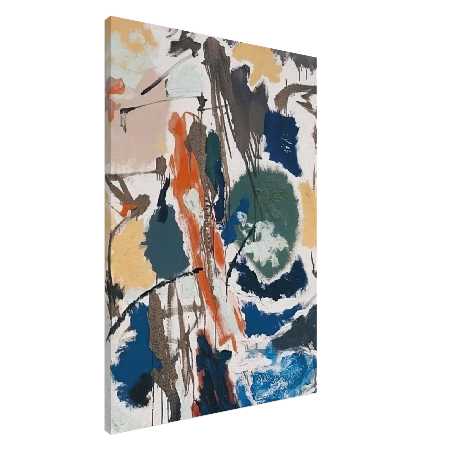 John Ferren - Outdoors - 1952 Canvas - 20x30 cm / 8x12 inches-canvas