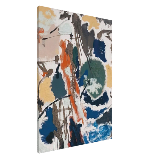 John Ferren - Outdoors - 1952 Canvas - 20x30 cm / 8x12 inches-canvas