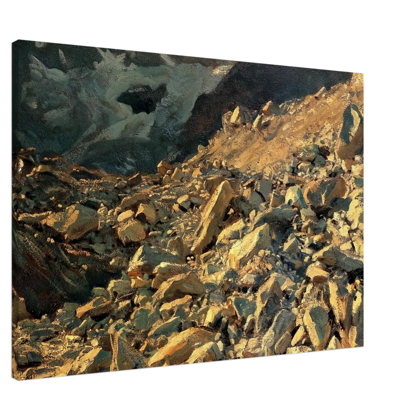 John Singer Sargent - Moraine Canvas - 20x30 cm / 8x12 inches-canvas