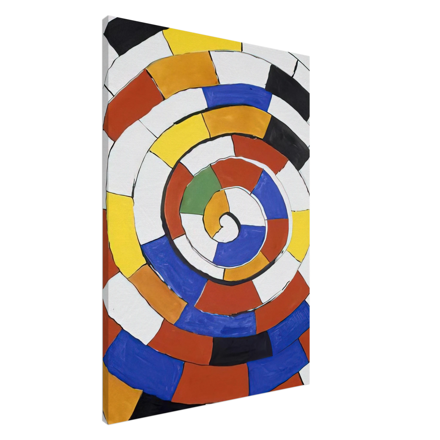 Alexander Calder - SPIRAL 1970 Canvas - 20x30 cm / 8x12 inches-canvas
