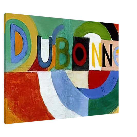 Sonia Delaunay - DUBONNET Canvas - 20x30 cm / 8x12 inches-canvas