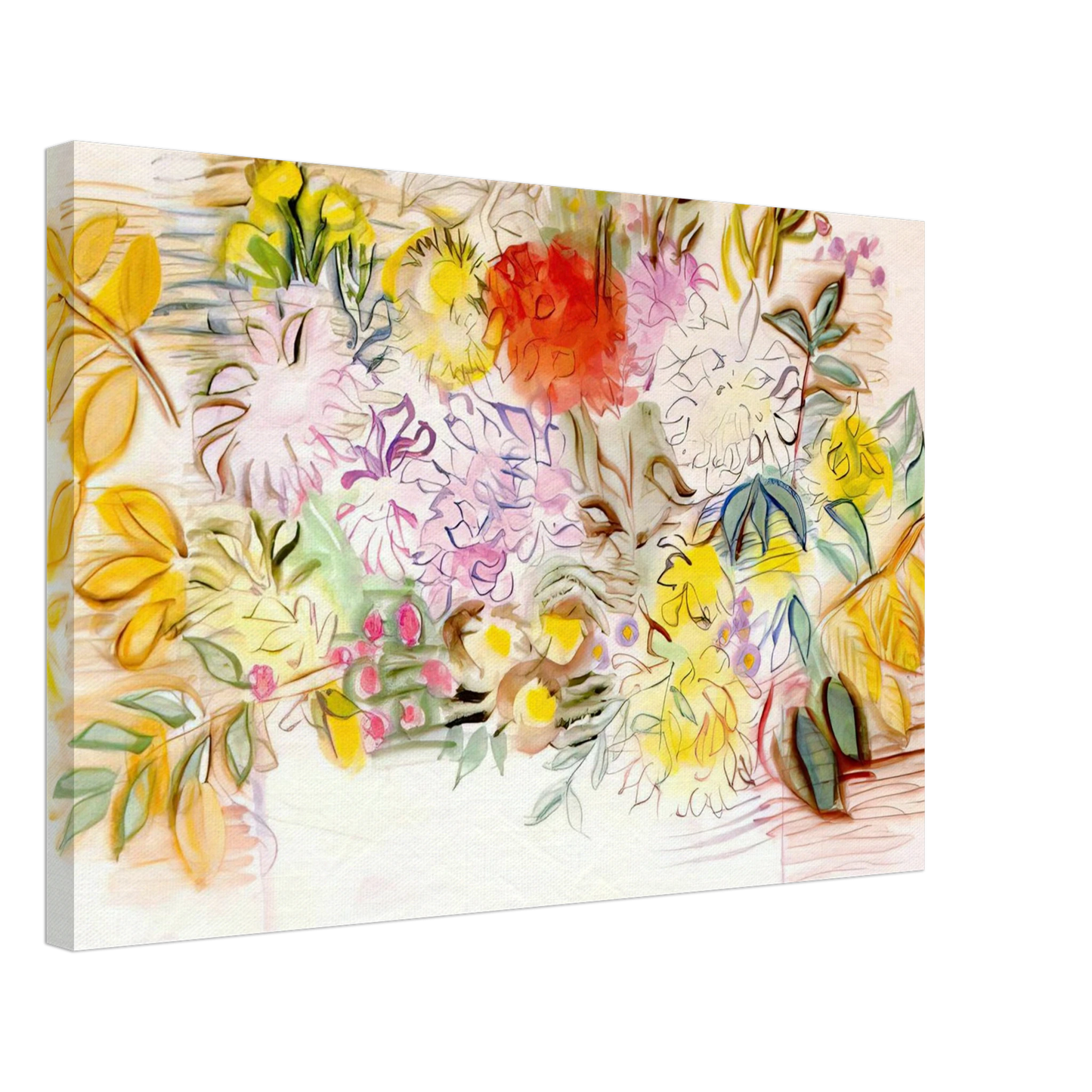 Raoul Dufy - BOUQUET OF FLOWERS Canvas - 70x100 cm / 28x40 inches-canvas