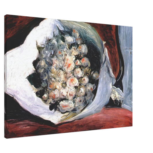 Pierre-Auguste Renoir - Bouquet in a theater box Canvas - 20x30 cm / 8x12 inches-canvas