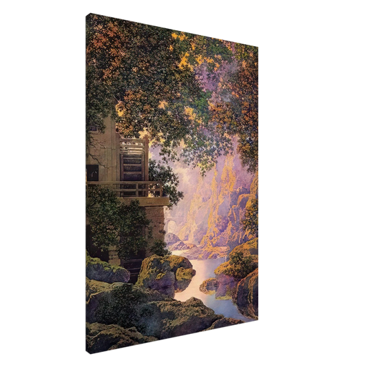 Maxfield Parrish - The Old Glen Mill Large Canvas - 20x30 cm / 8x12 inches-canvas