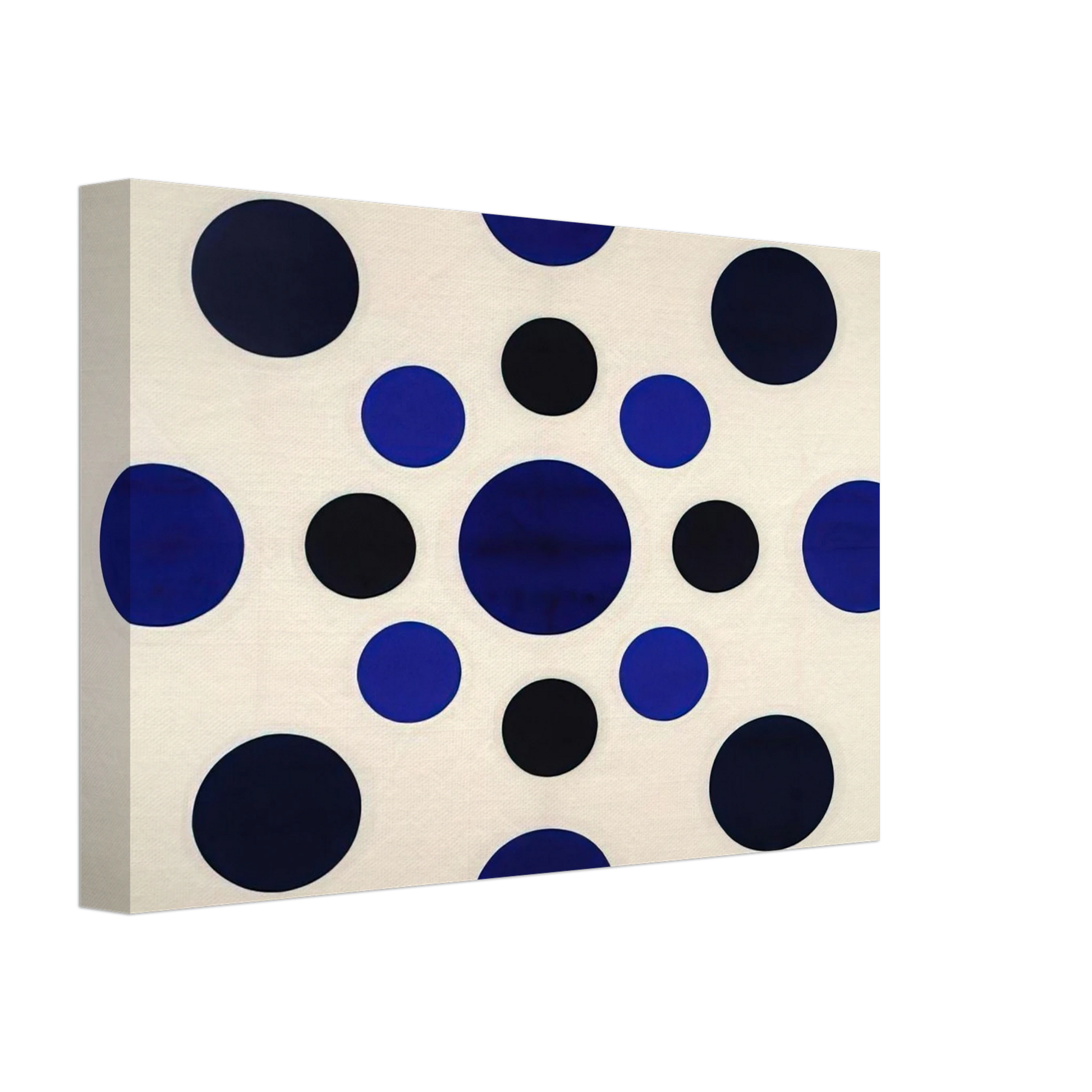 Thomas Downing - On Blue - 1963 Canvas - 40x60 cm / 16x24 inches-canvas