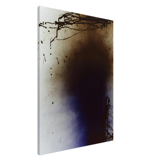 Hans Hartung - Untitled T1989-U11 - 1989 Canvas - 20x30 cm / 8x12 inches-canvas