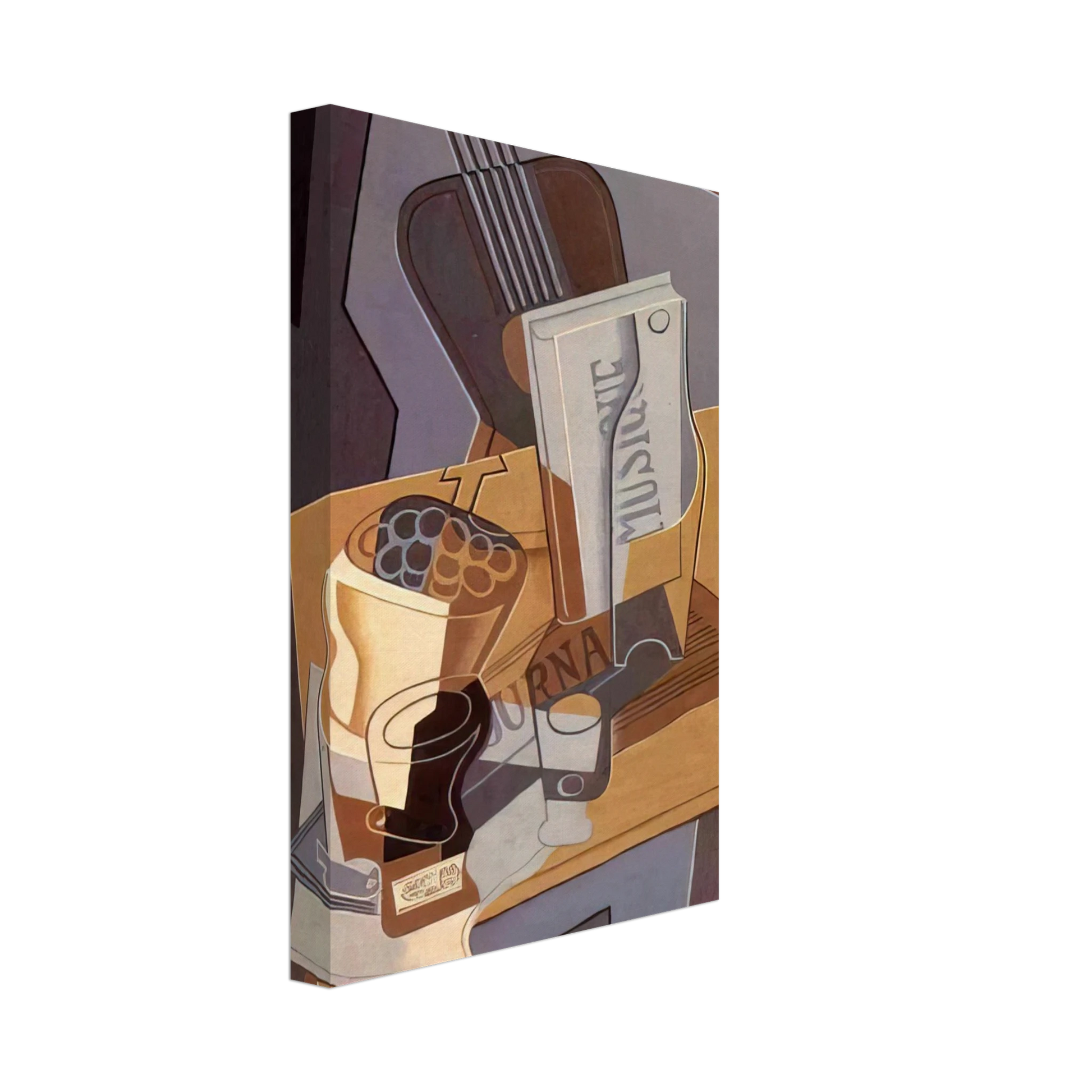 Juan Gris - THE BOOK OF MUSIC 1922 Canvas - 70x100 cm / 28x40 inches-canvas