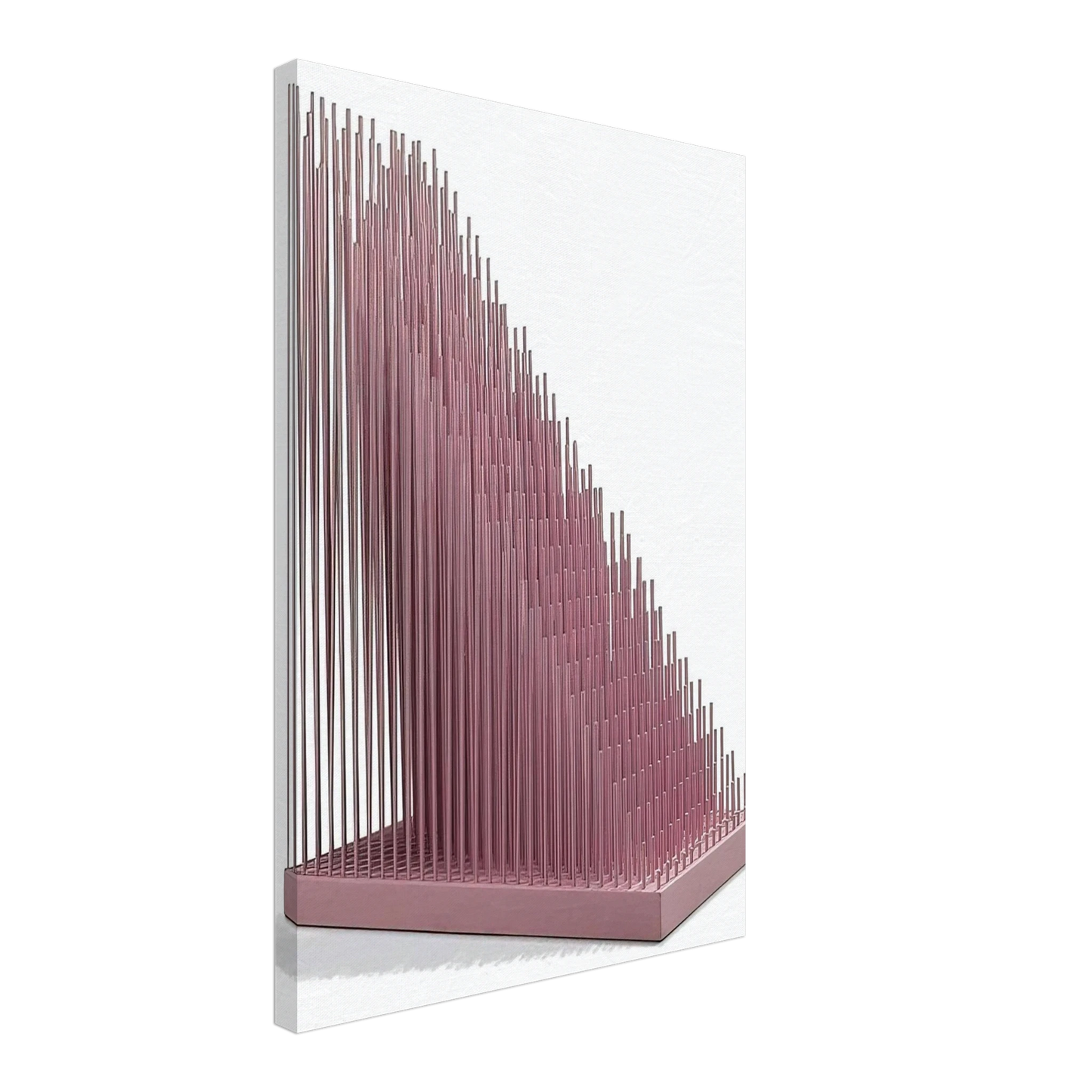 Jesus Rafael Soto - PROGRESION ROSA Canvas - 40x60 cm / 16x24 inches-canvas