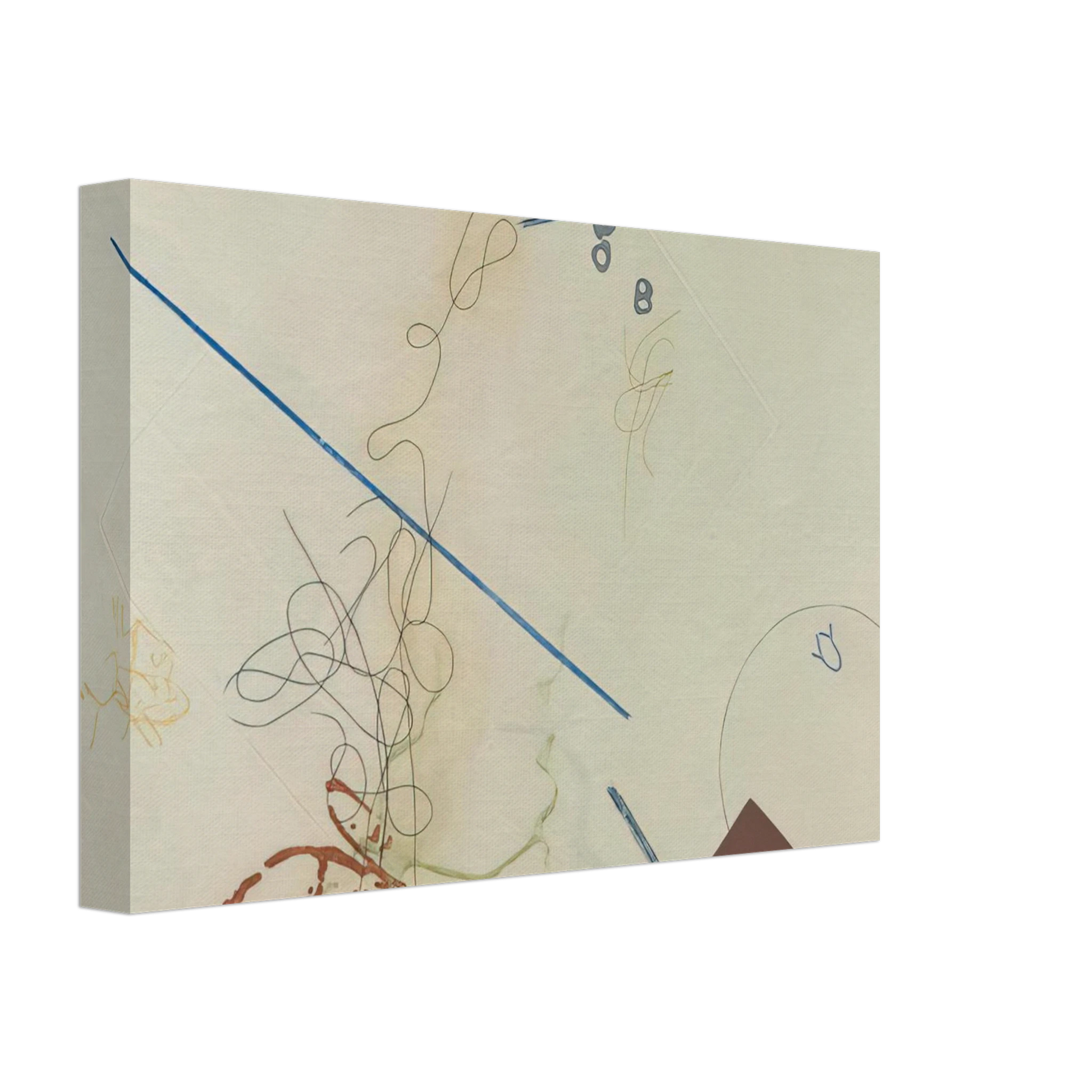 John Cage - Dereau No. 11 - 1982 Canvas - 70x100 cm / 28x40 inches-canvas