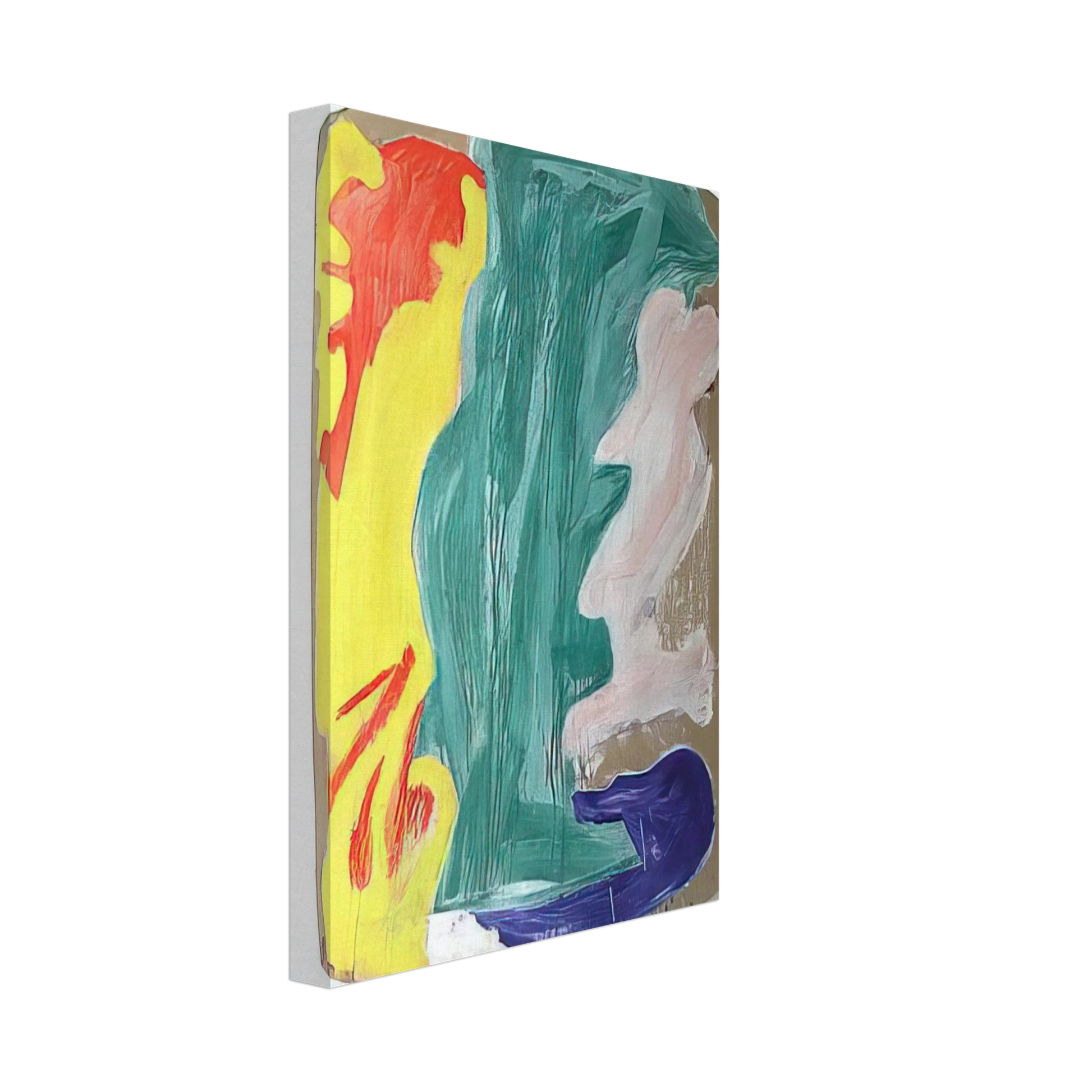 Ron Gorchov - Baton - 1986 Canvas - 70x100 cm / 28x40 inches-canvas