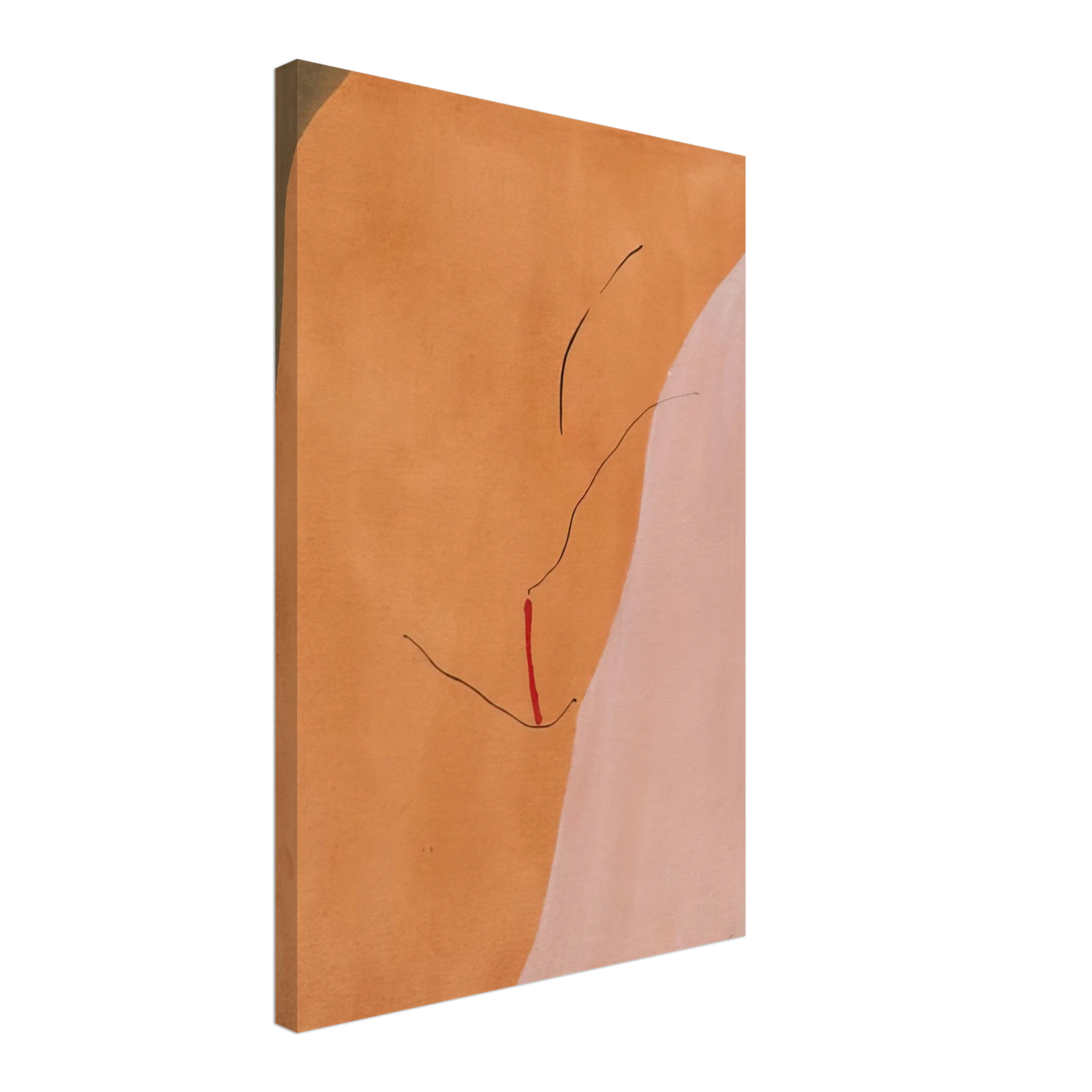 Helen Frankenthaler - Sanguine Mood - 1971 Canvas - 70x100 cm / 28x40 inches-canvas