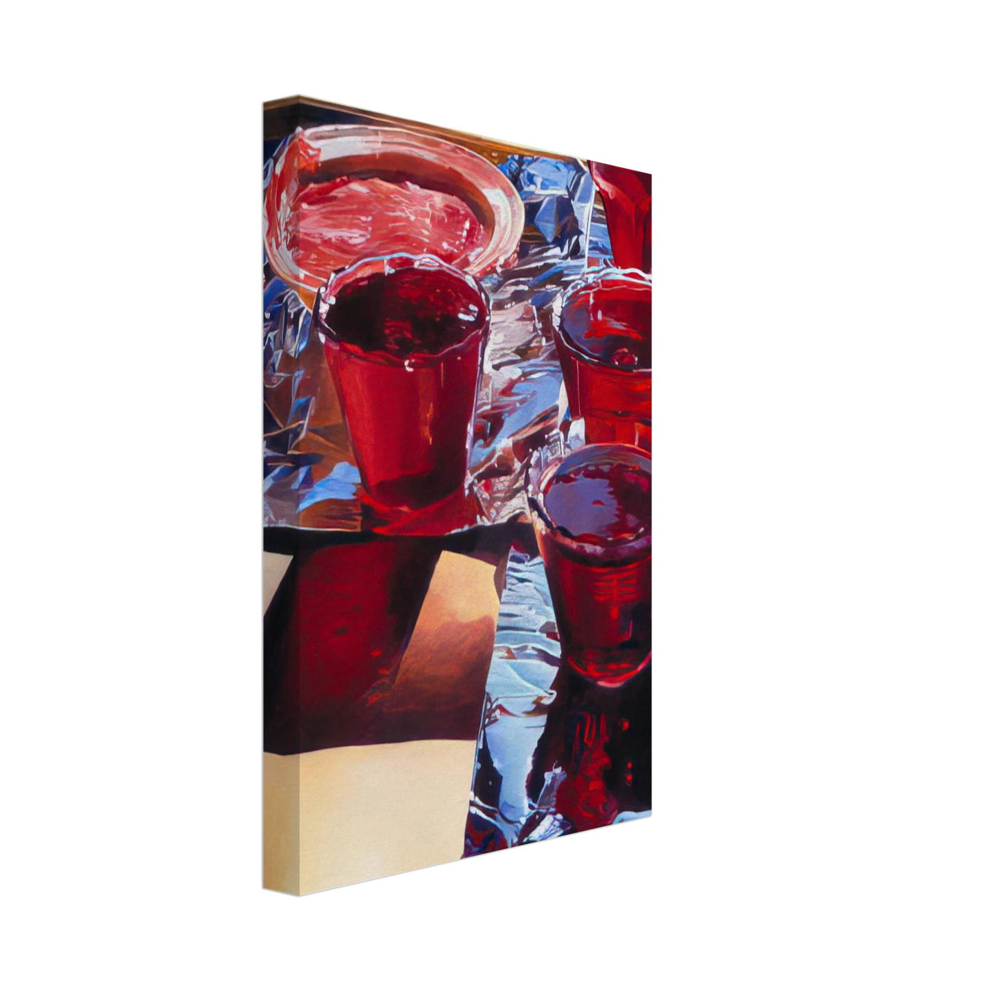 Mary Pratt - Red Currant Jelly - 1972 Canvas - 40x60 cm / 16x24 inches-canvas