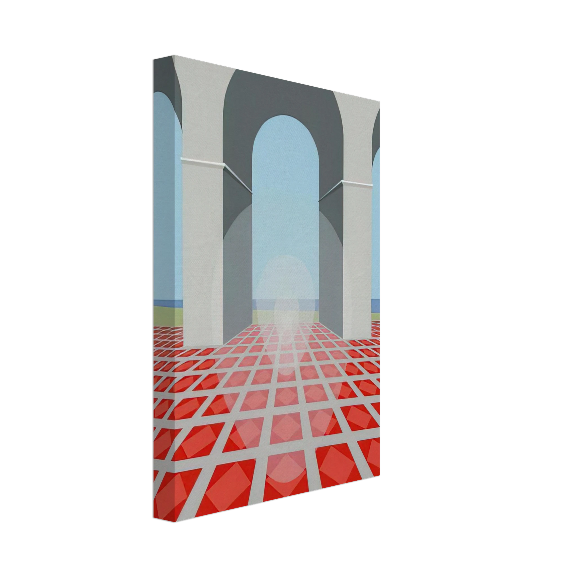 Clarence Holbrook Carter - Arches - 1979 Canvas - 70x100 cm / 28x40 inches-canvas