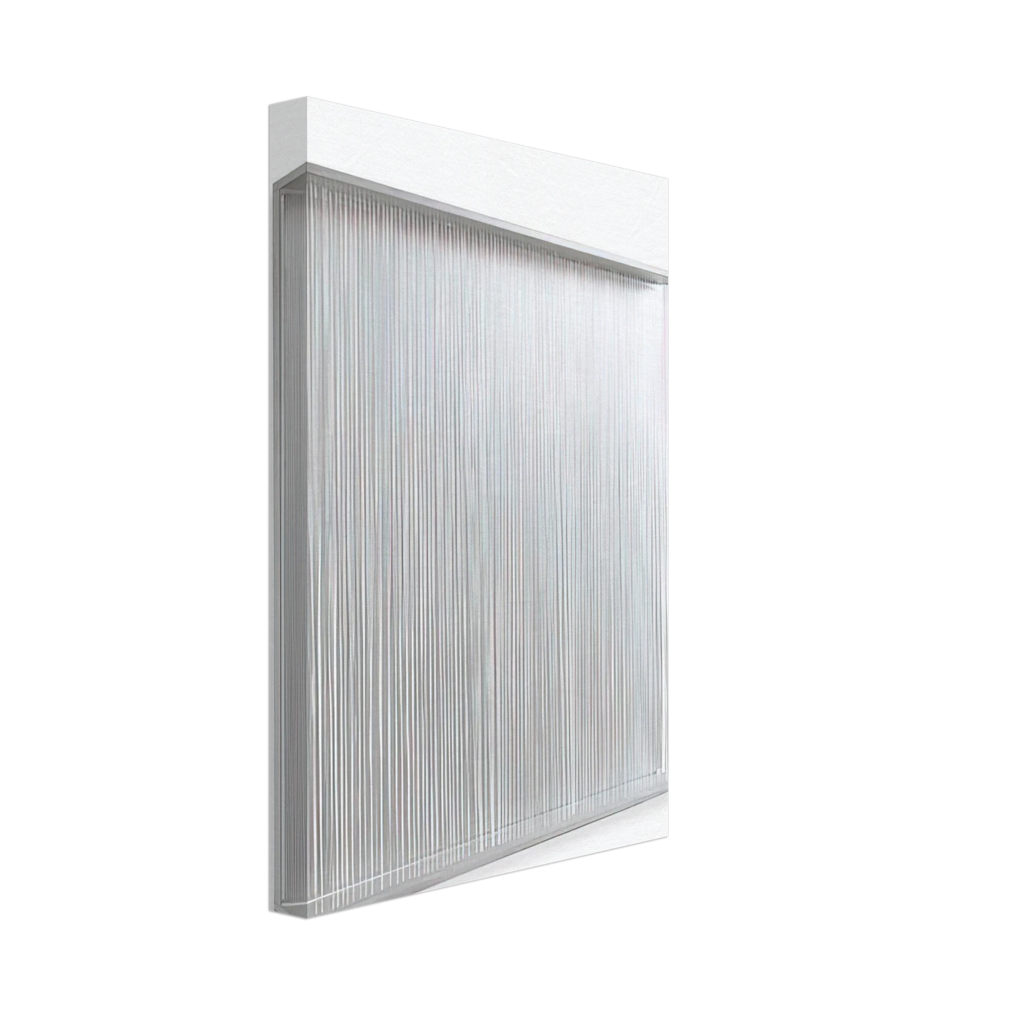 Jesus Rafael Soto - VIBRATION BLANCHE 1995 Canvas - 40x60 cm / 16x24 inches-canvas