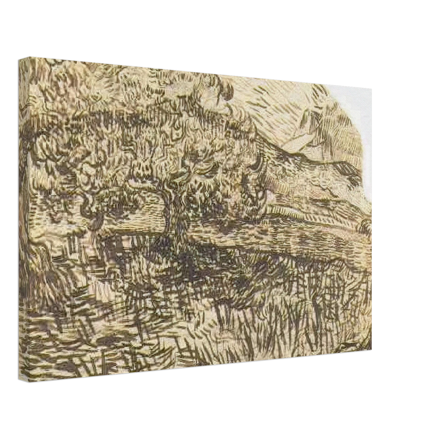 Vincent van Gogh - Olive Trees in a Mountain Landscape Canvas - 40x60 cm / 16x24 inches-canvas