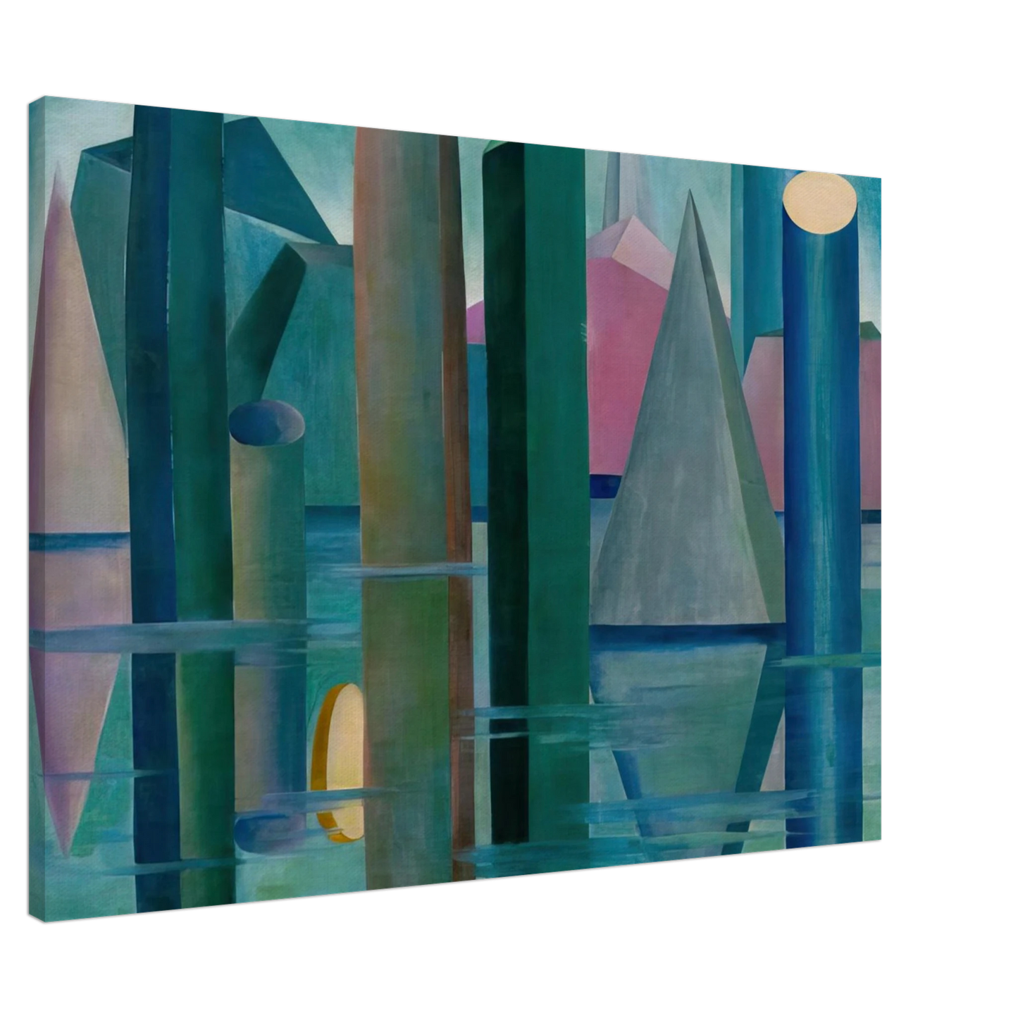 Tarsila do Amaral - Calmaria II Canvas - 20x30 cm / 8x12 inches-canvas