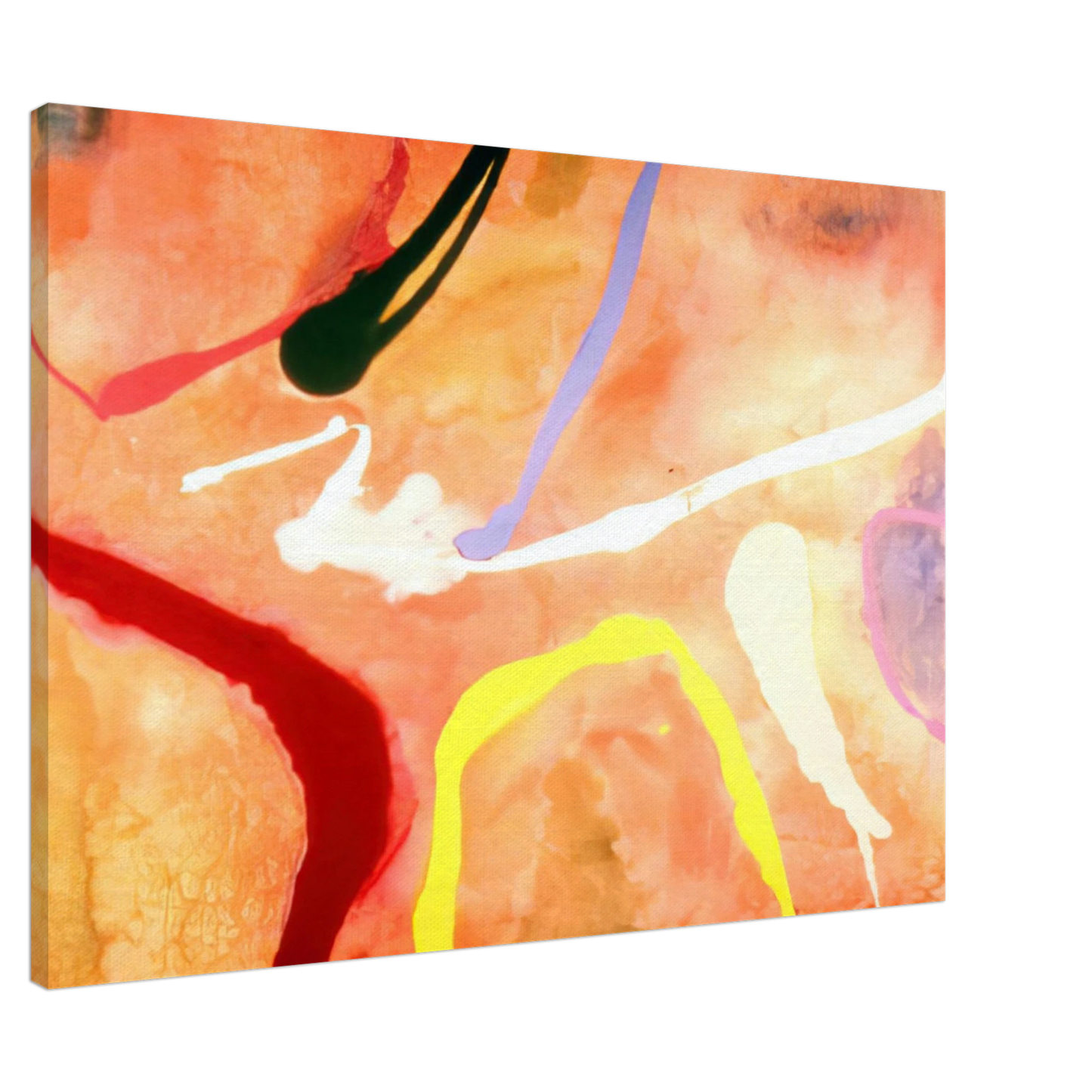 Ronnie Landfield - Sarah Rose - 1969 Canvas - 20x30 cm / 8x12 inches-canvas