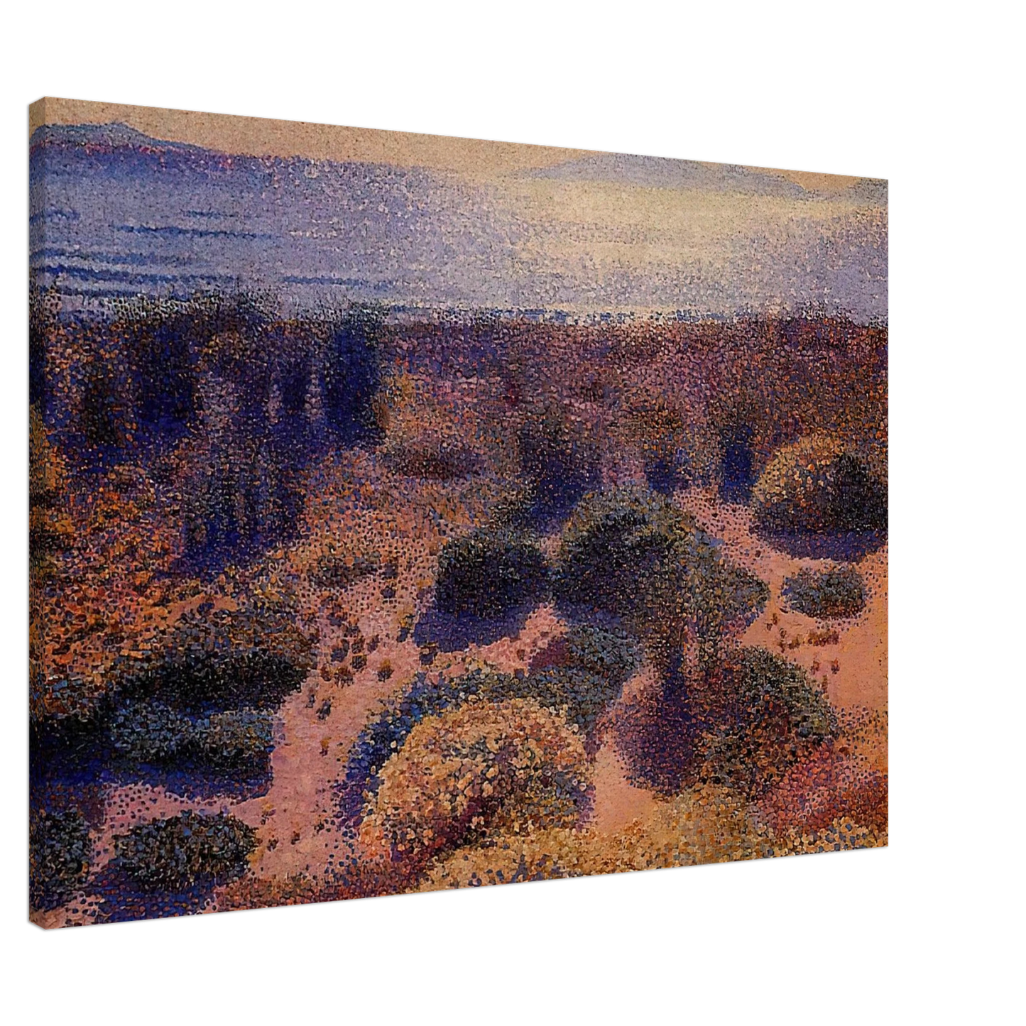 Henri-Edmond Cross - Plage de la Vignassa Canvas - 20x30 cm / 8x12 inches-canvas