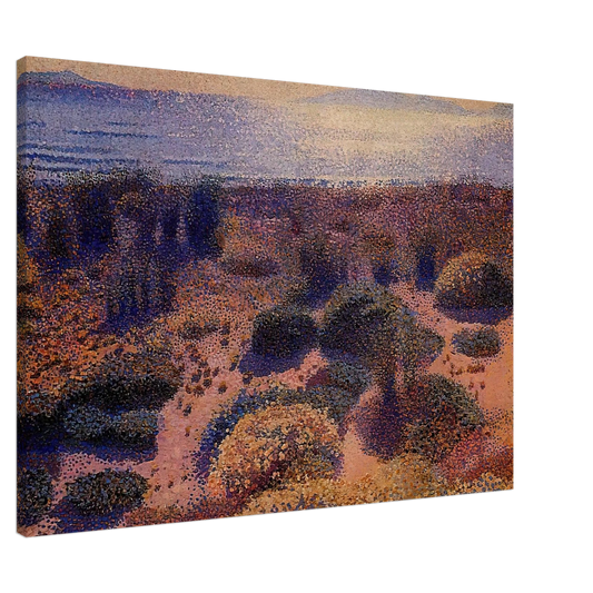 Henri-Edmond Cross - Plage de la Vignassa Canvas - 20x30 cm / 8x12 inches-canvas