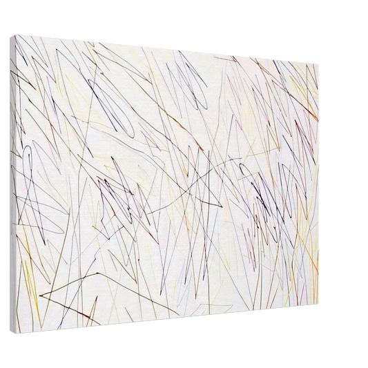 Ronnie Landfield - Iceberg - 1974 Canvas - 20x30 cm / 8x12 inches-canvas