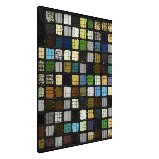 Josef Albers - GRID MOUNTED 1921 Canvas - 20x30 cm / 8x12 inches-canvas