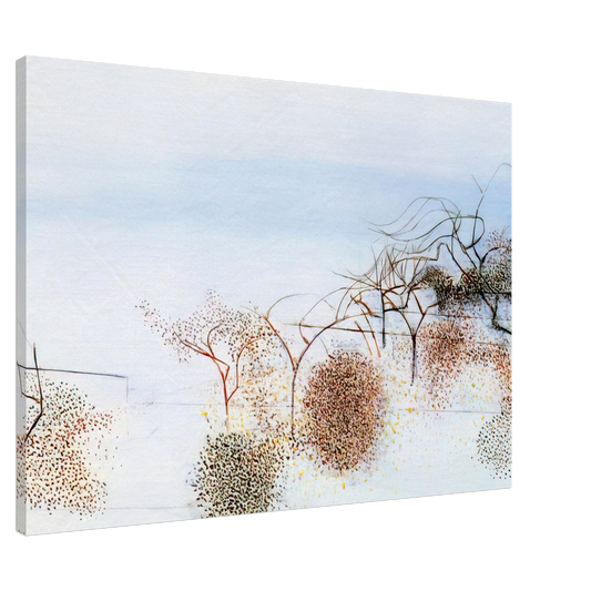 Victor Pasmore - HANGING GARDENS OF HAMMERSMITH NO 2 1949 Canvas - 20x30 cm / 8x12 inches-canvas