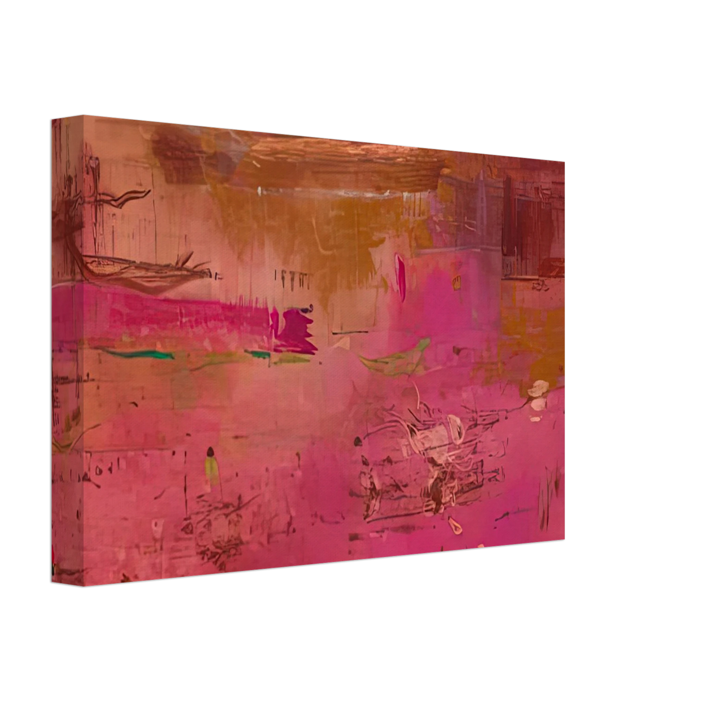 Helen Frankenthaler - Dream Walk Red, 1978- Canvas - 40x60 cm / 16x24 inches-canvas