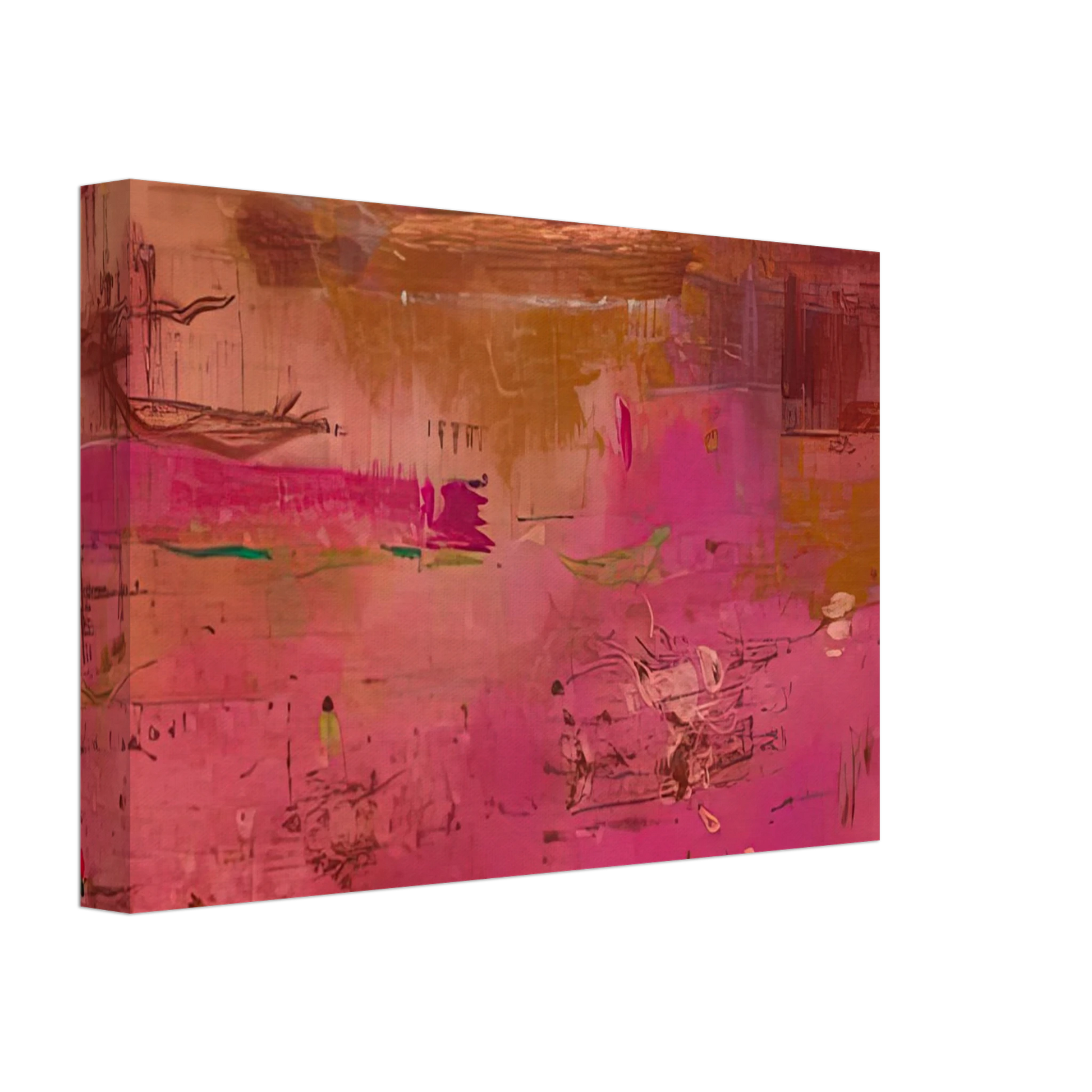 Helen Frankenthaler - Dream Walk Red, 1978- Canvas - 40x60 cm / 16x24 inches-canvas