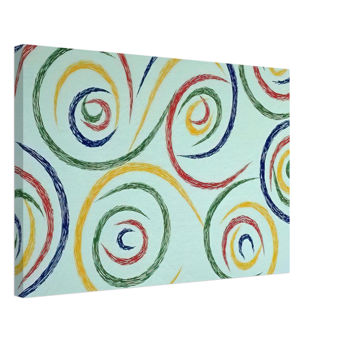 Piero Dorazio - Cercles du Matin - 1992 Canvas - 70x100 cm / 28x40 inches-canvas