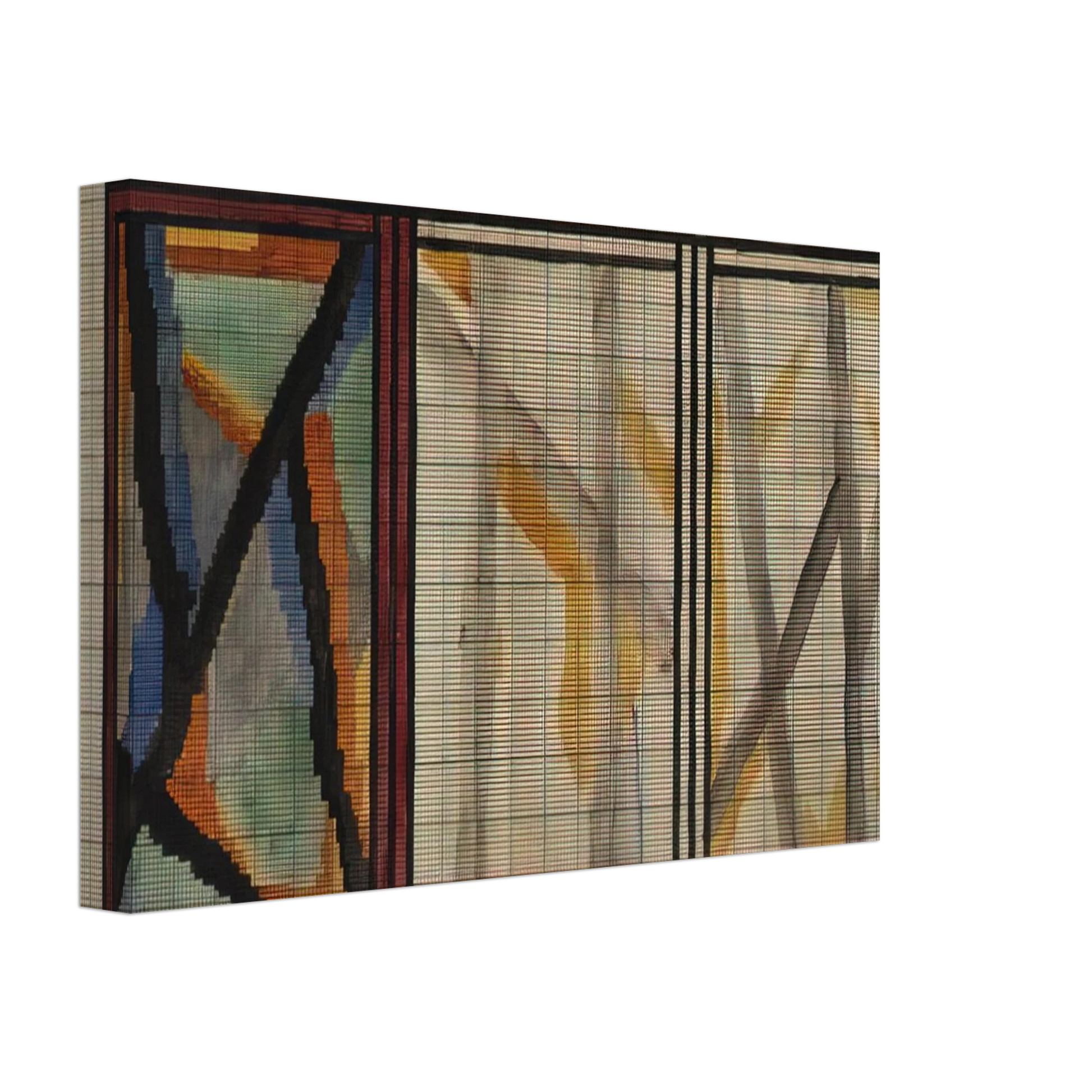 Vanessa Bell - PRELIMINARY DESIGN FOR LADY HAMILTON RUG 1914 Canvas - 70x100 cm / 28x40 inches-canvas