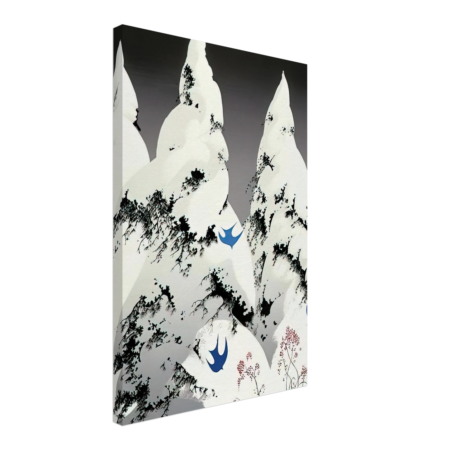 Eyvind Earle - Winter Pine Canvas - 40x60 cm / 16x24 inches-canvas