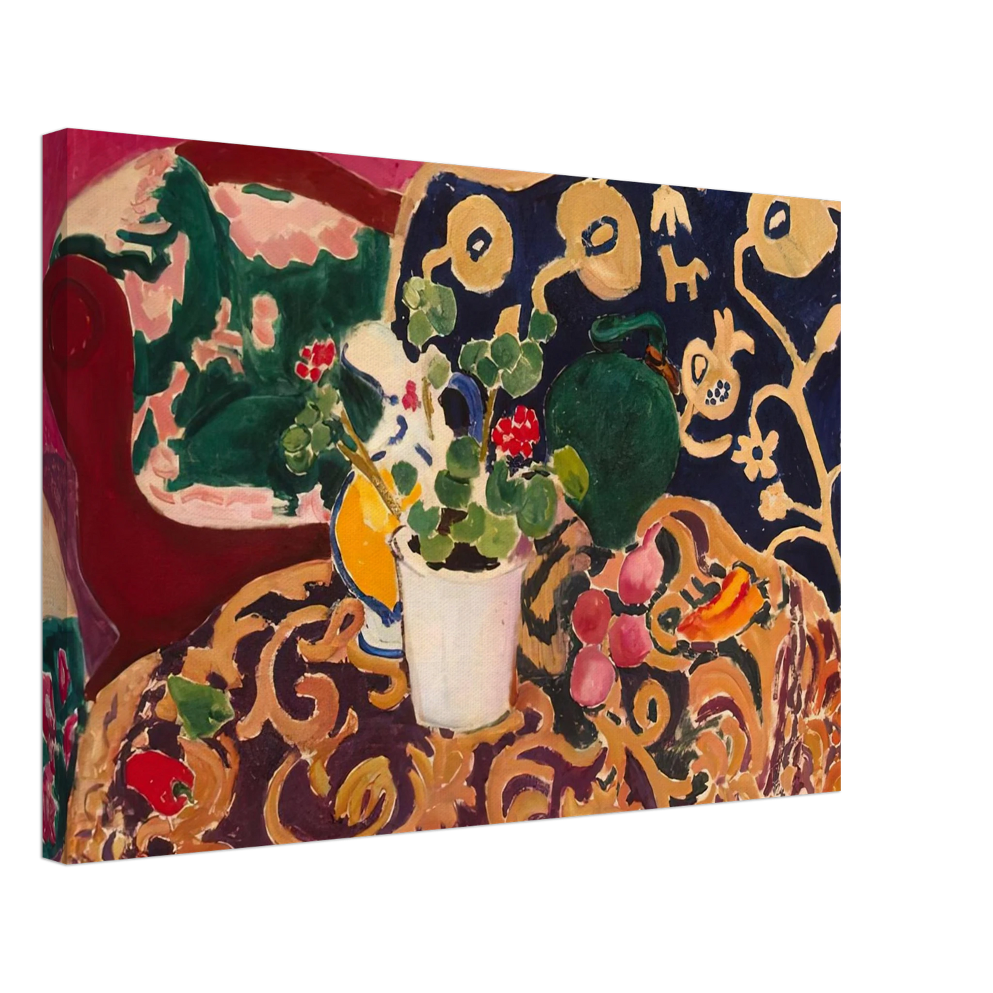 Henri Matisse - SPANISH STILL LIFE SEVILLE II 1911 Canvas - 40x60 cm / 16x24 inches-canvas