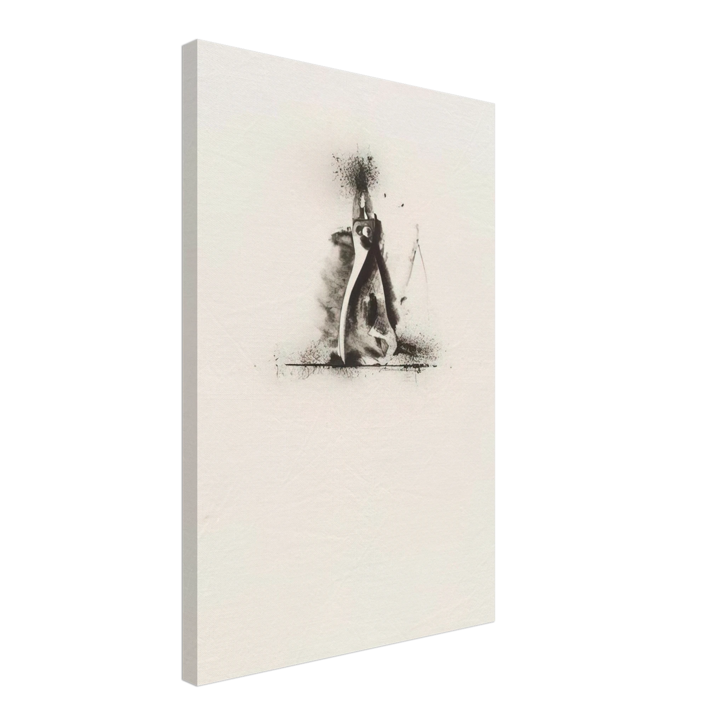 Jim Dine - UNTITLED FROM TEN WINTER TOOLS 1973 1 Canvas - 70x100 cm / 28x40 inches-canvas