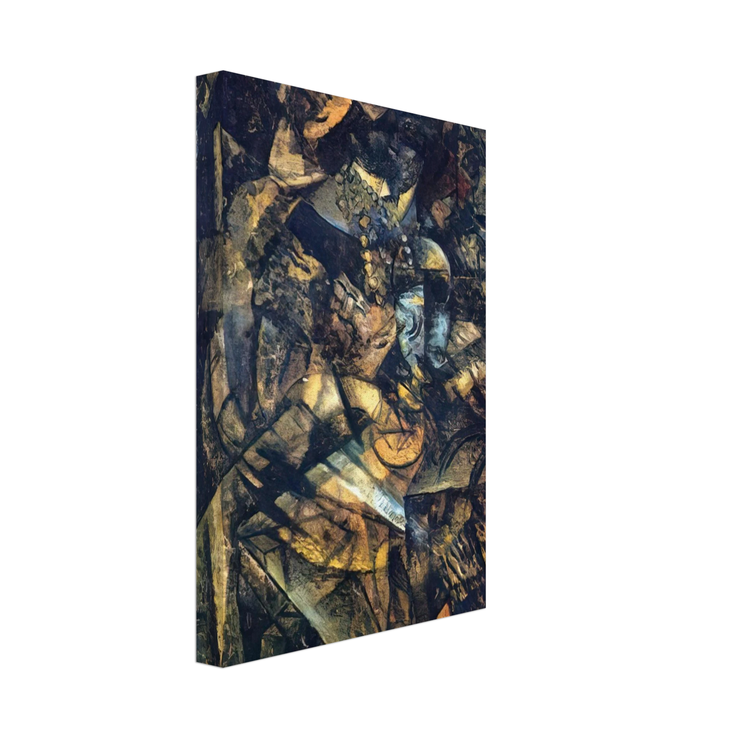 Carlo Carra - QUIRINAL STABLES Canvas - 40x60 cm / 16x24 inches-canvas