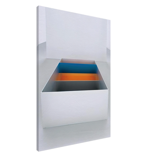 Donald Judd - Untitled 89-10 Menziken - 1989 Canvas - 20x30 cm / 8x12 inches-canvas