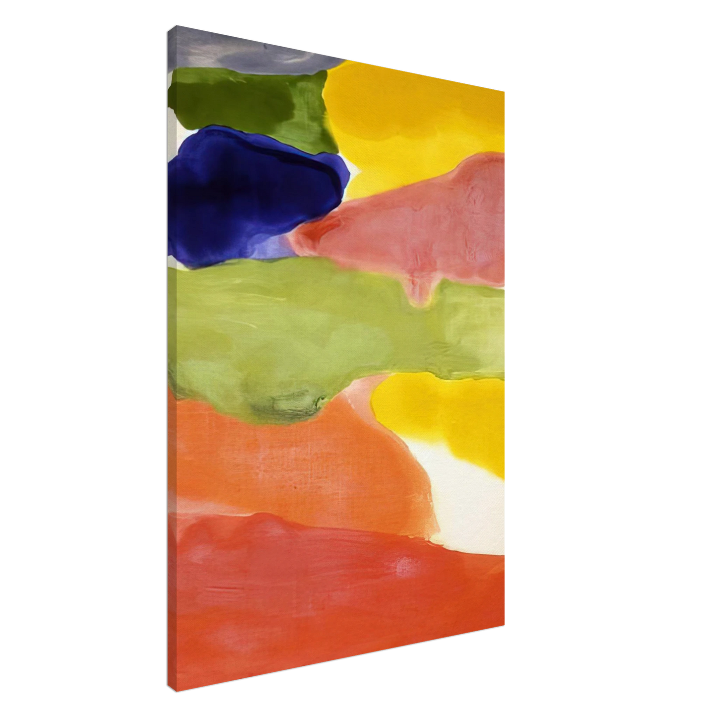 Helen Frankenthaler - Tutti-Fruitti - 1966 Canvas - 20x30 cm / 8x12 inches-canvas