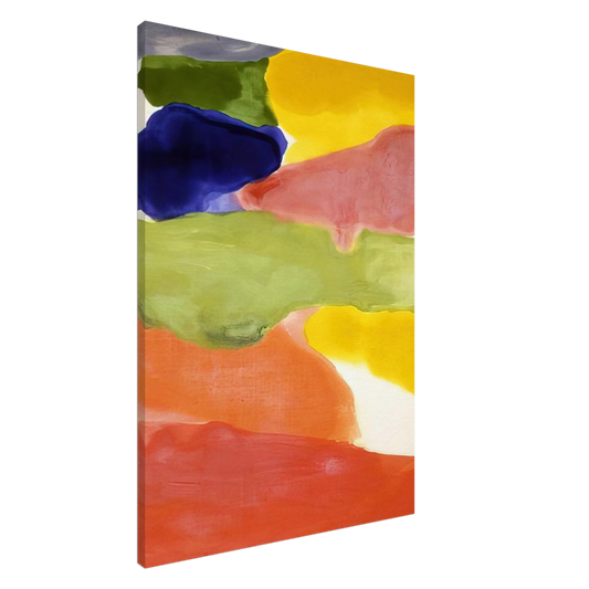 Helen Frankenthaler - Tutti-Fruitti - 1966 Canvas - 20x30 cm / 8x12 inches-canvas