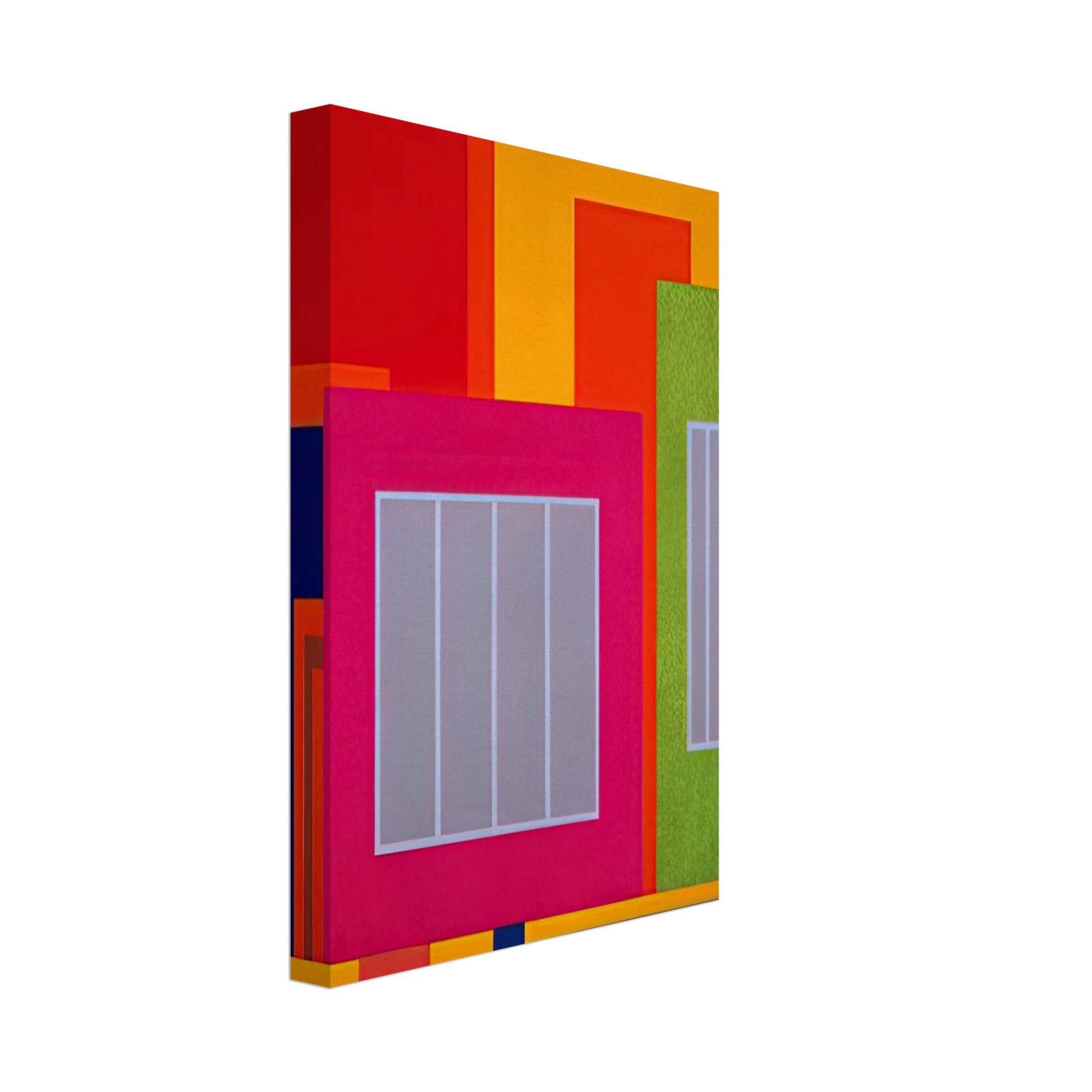 Peter Halley - Joy Pop - 1998 Canvas - 70x100 cm / 28x40 inches-canvas