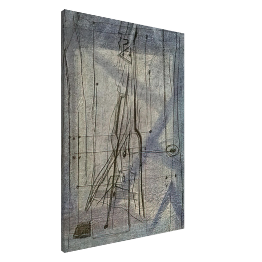 Bice Lazzari - Diario - 1954 Canvas - 20x30 cm / 8x12 inches-canvas