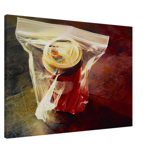 Mary Pratt - Specimen from Another Time - 2001 Canvas - 20x30 cm / 8x12 inches-canvas