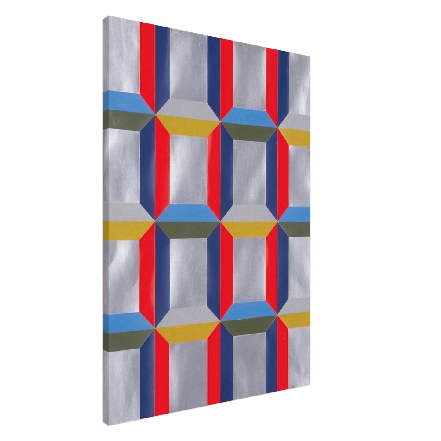 Miriam Schapiro - St. Marks 16 Frames - 1967 Canvas - 20x30 cm / 8x12 inches-canvas