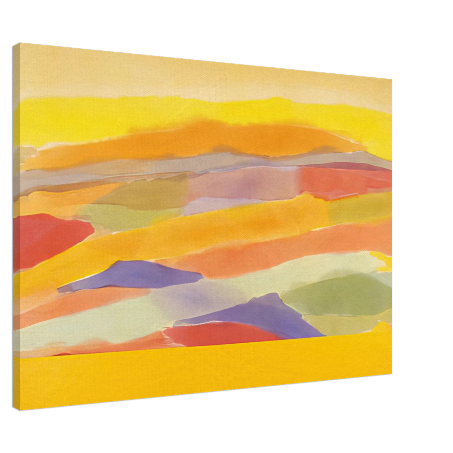 Ronnie Landfield - Revelation - 1979 Canvas - 20x30 cm / 8x12 inches-canvas