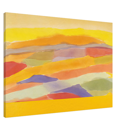 Ronnie Landfield - Revelation - 1979 Canvas - 20x30 cm / 8x12 inches-canvas